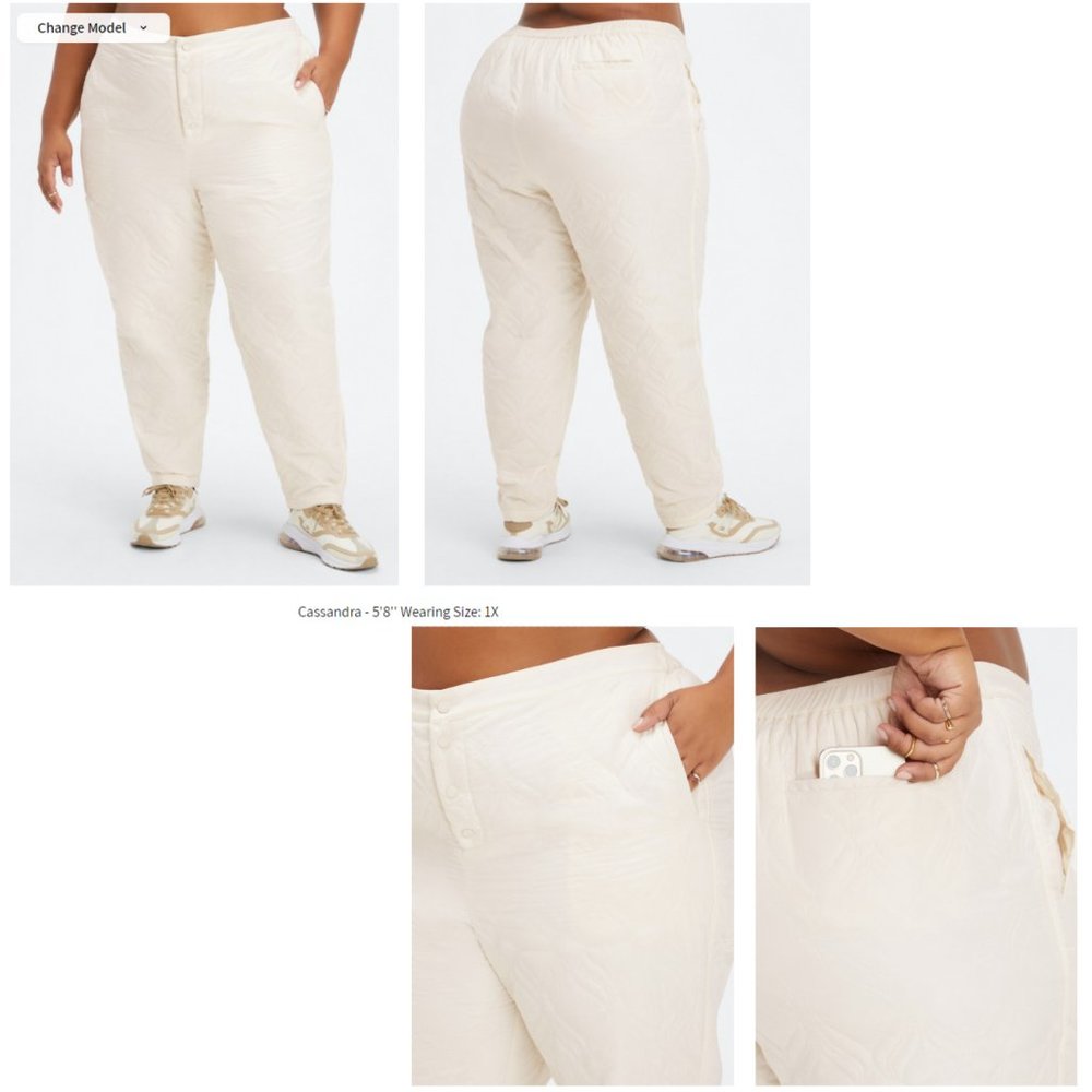 NWT Fabletics Apres Ski Quilted Pant